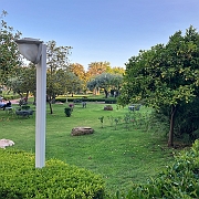 124 Een mooi park met overal zitjes